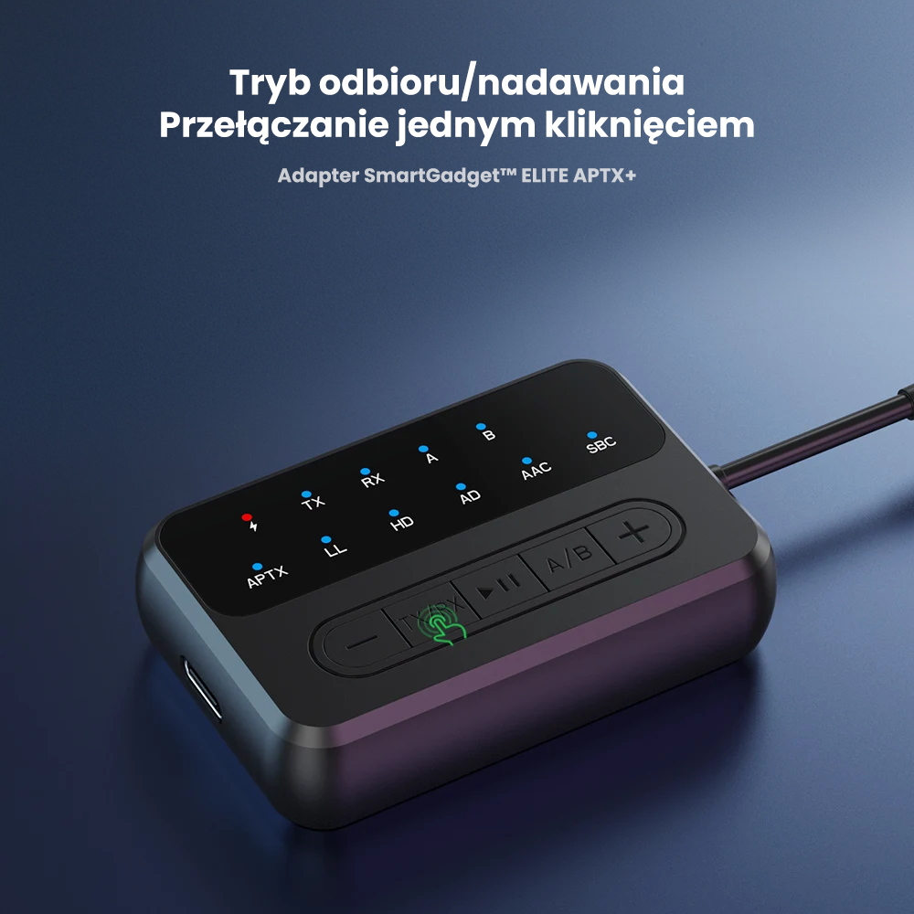 Adapter AUX SmartGadget™ ELITE APTX+ | Luksus dźwięku bez granic.