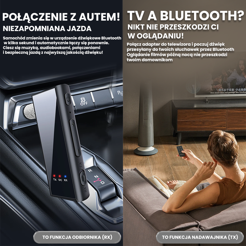 Adapter AUX SmartGadget™ 5.4 PRO | Maksymalna jakość dźwięku!