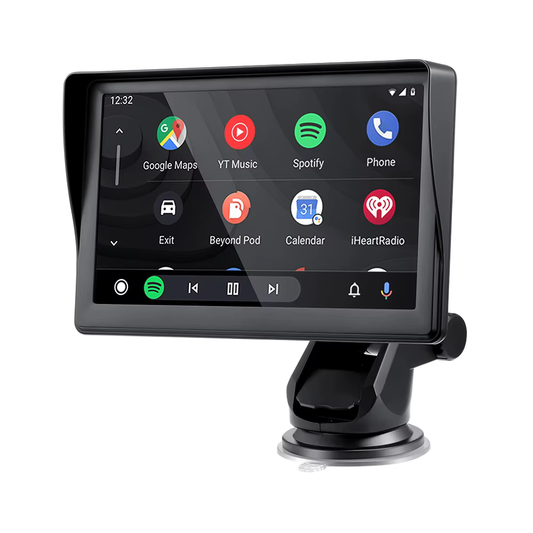 SmartCarScreen™ - Przyczepny Ekran CarPlay i Android Auto 7"